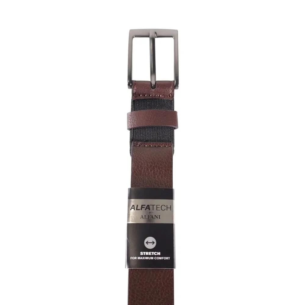 Alfani Alfatech Faux Brown Leather Men's Belt - Size Large 38/40 - NWT